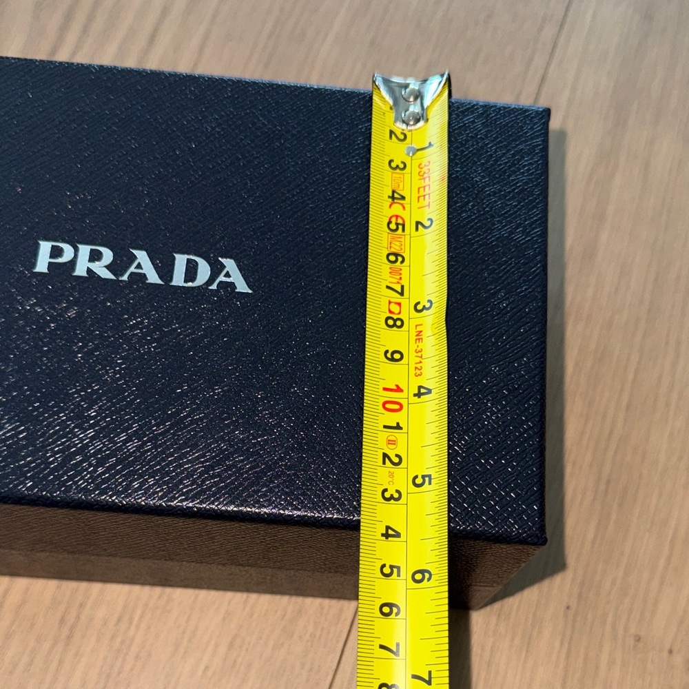 Prada Gift Box - Dark Navy with closure band and tissue paper - Picture 8 of 8